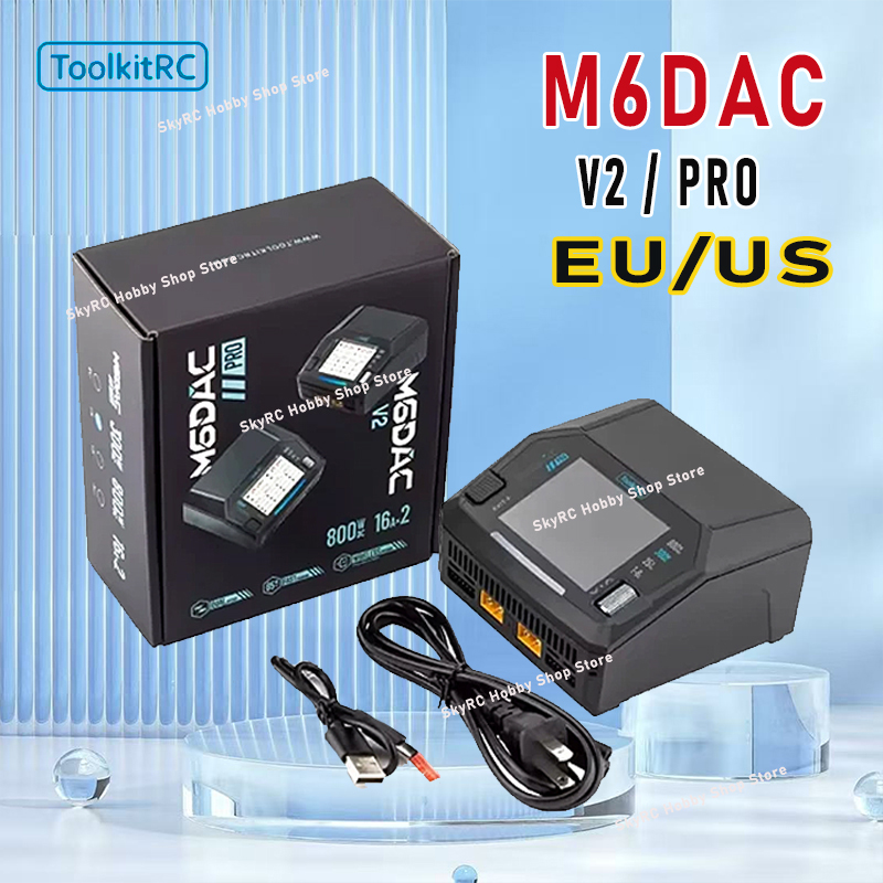 Toolkitrc M6Dac Smart Charger - ToolkitRC M6DAC V2/Pro Dual-Channel Smart-Ladegerät, AC