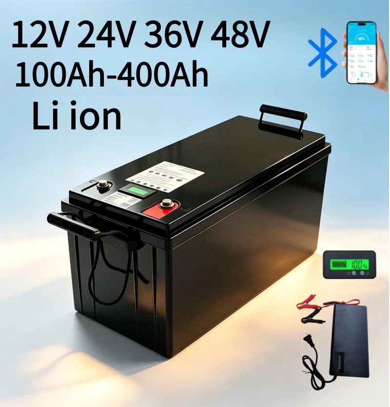 Lifepo4 12V 100Ah Bms Bluetooth - Bluetooth BMS Li-Ion/LiFePO4 Akkupack 12V 24V