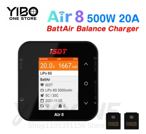 Isdt Air8 8S Lipo Charger - Air8 500W 20A 1-8S Lipo-Balancer-Ladegerät, Schneller