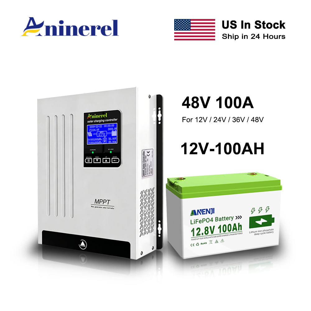 Aninerel 100A Solar-Laderegler – Lifepo4 12V 100Ah Bms Bluetooth Bewertung und Preis