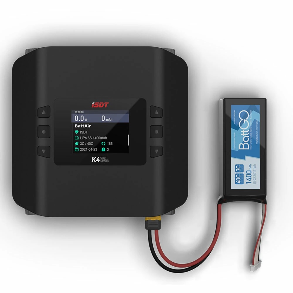 Original ISDT K4 Dual-Channel  – Isdt K4 Dual Lipo Charger Bewertung und Preis