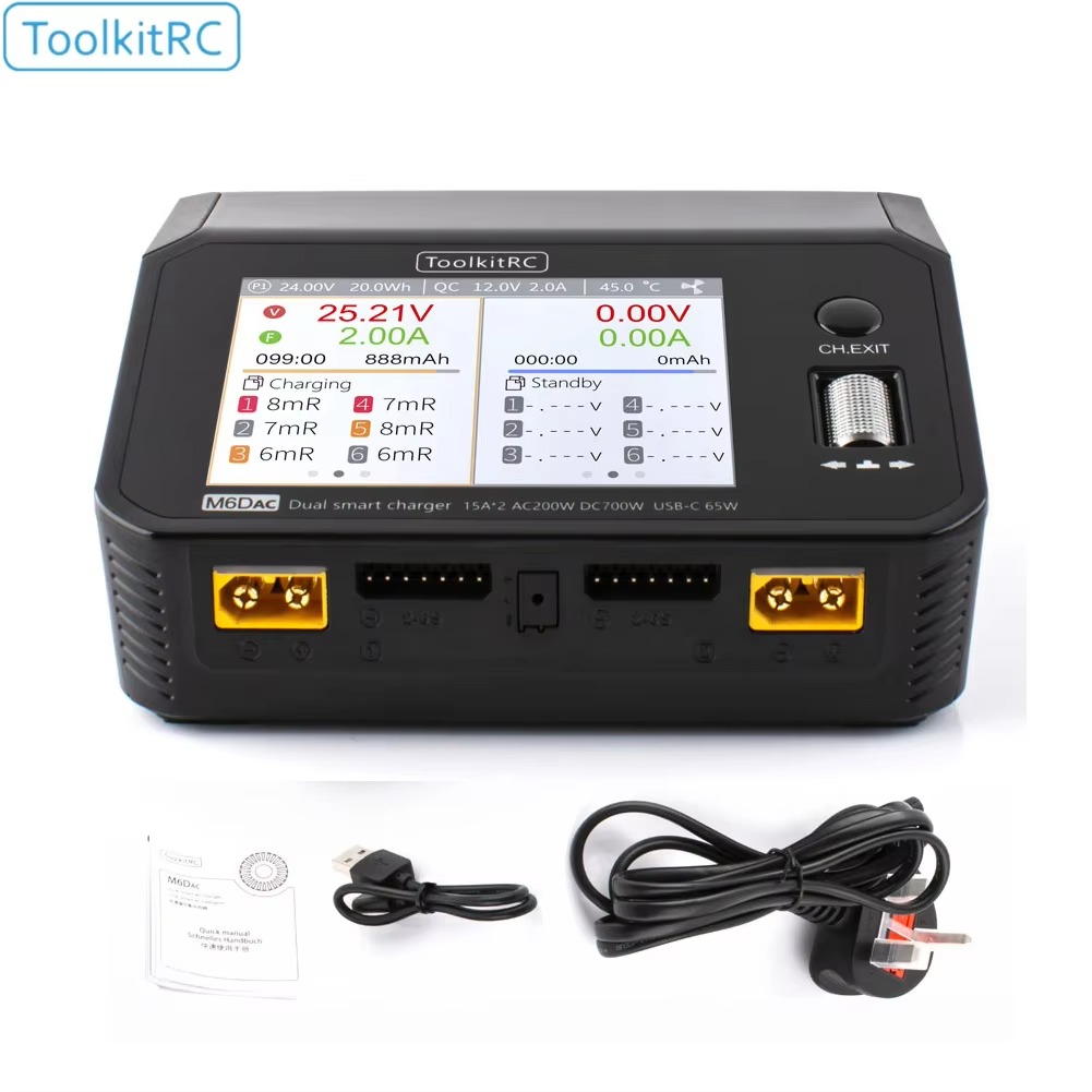 SmCpToolkitRC M6DAC Dual Chann – Toolkitrc M6Dac Smart Charger Bewertung und Preis